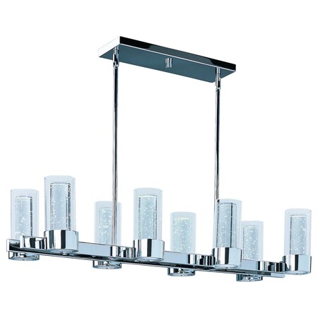 Maxim Sync 8-Light Led Linear Chandelier 20908CLPC